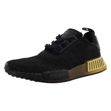 Imagem de adidas Originals T nis feminino NMD_r1, Preto/Amarelo, 11