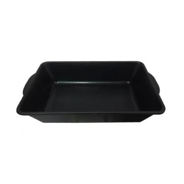 Imagem de Kit 24 Caixa Massa Plástica Preta 20 Litros - Gerplast