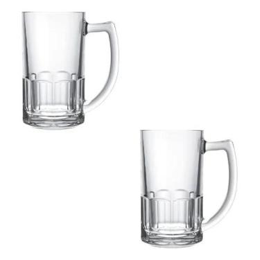 Imagem de Kit 2 Canecas Para Chopp Cerveja Bristol 340ml Bar Buffet - Nadir Figu