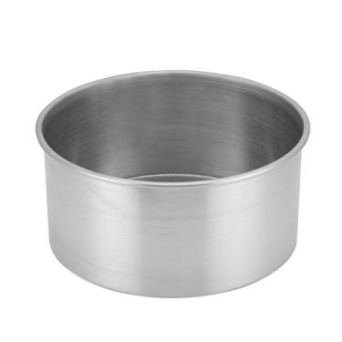Imagem de Forma redonda De Bolo alta 20x10cm Polido Nacional - Alumínio Nacional