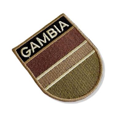 Imagem de BP0196E-003 Bandeira Gambia Patch Bordado 6,8x8,0cm - BR44