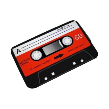 Imagem de Tapete De Banheiro Super Absorvente Em Forma De Fita Cassete Retrô, An