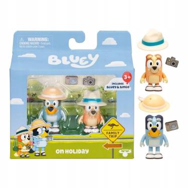 Imagem de Bluey Kit 2 Bonecos de Férias - Candide