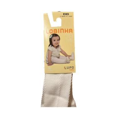 Imagem de Meia calça Cute Fio 70 Lobinha 2554-001 - Lupo, Branco, BB - 5 meses a