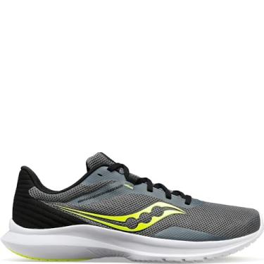 Imagem de Saucony Tênis masculino Convergence, Shadow/Citron, 42, Sombra/Citron, 44