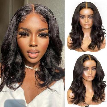 Imagem de Peruca frontal de renda Beauhair Body Wave 4x4 16 polegadas com 150% d