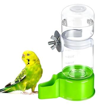 Imagem de BWOGUE Dispensador automático de água para pássaros, dispensador de água de periquito de 14 ml para gaiola, sem bagunça, alimentador de água para pássaros suspensos para periquitos de calopsita