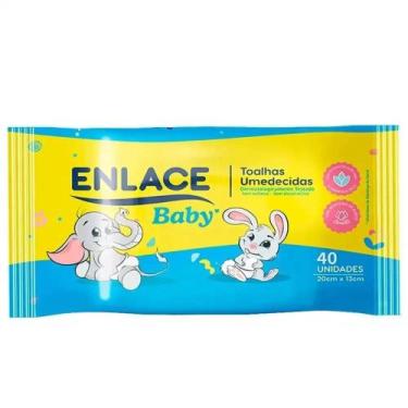 Imagem de Toalhas Umedecidas Baby com 40 Unidades Enlace
