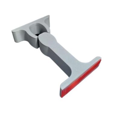 Imagem de Kit Trava Porta MagnéTica 3/5 PeçAs – Fixador Para Porta E Parede, Em Dois Tamanhos, ImpressãO 3d(5 Cinzas Longas)
