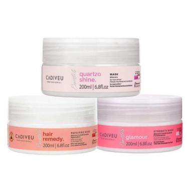 Imagem de Cronograma Capilar Cadiveu - Remedy, Glamour, Quartzo Shine