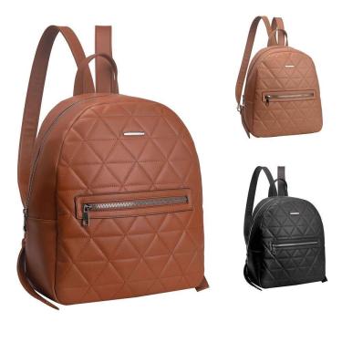 Imagem de Bolsa Mochila Media Feminina Em Matelassê Colors Linda Alice