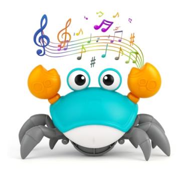 Imagem de Caranguejo Fujão Interativo com Sensor Inteligente Diversão Garantida Para Bebê e Criança Melhor Brinquedo