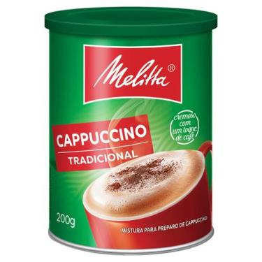 Imagem de Cappuccino Solúvel Tradicional Melitta Lata 200g Café