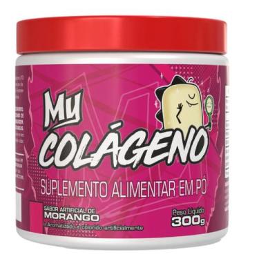 Imagem de Colágeno em Pó 300g My Suplementos, Morango