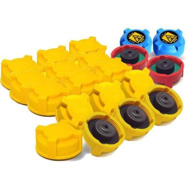 Imagem de Kit Reposicao 20 Tampa Radiador Reservatorio Gasolina Gm Ford Fiat Vw 