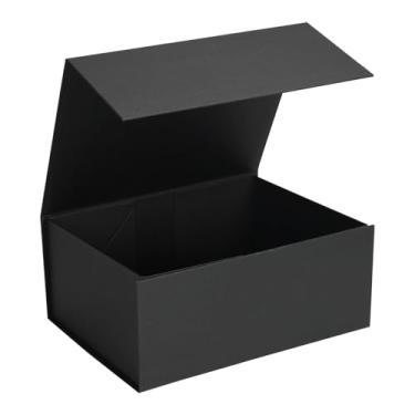 Imagem de Ditwis Caixa de presente magnética preta 30 x 23 x 10 cm