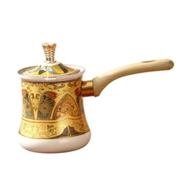 Imagem de YWJLQH Cafeteira Bule Aquecedor de Leitelho Panela de Derreter Chocolate para Restaurante Doméstico, 550ml