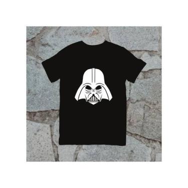 Imagem de Camiseta Star Wars Darth Vader de manga curta 100% algodão - Lightbek 