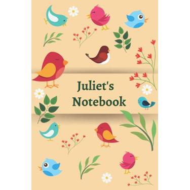 Imagem de Juliet's Notebook: 120 Lined pages, (6"x 9"), Personalised Notepad/Notebook, Note Pad, Notes, Birthday Present, Christmas Present