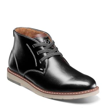 Imagem de Florsheim Bota masculina Vibe Plain Toe Chukka (bebê/criança pequena), Cavalo maluco preto, 1.5 Big Kid