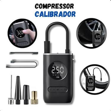 Imagem de Compressor De Ar Digital 150 Psi Recarregável Automotivo - ROMI