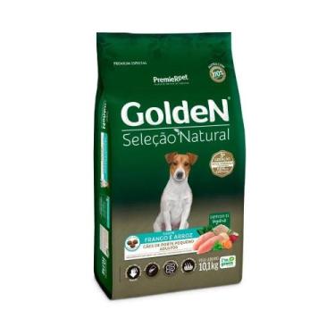 Imagem de Ração Golden Seleção Natural Cães Adultos Mini Bits Sabor Frango 10,1K