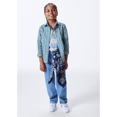 Imagem de Camisa Manga Longa Xadrez Menino Hering