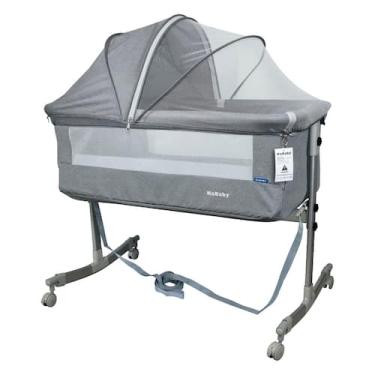 Imagem de Berço Moisés Co-bed Cinza Com Mosquiteiro KaBaby