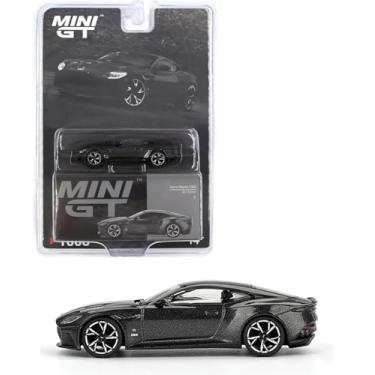 Imagem de Diecast Model Car Compatible for Mini GT 1:64 Aston Martin DBS 007 Edition Black Limited Edition MGT01008