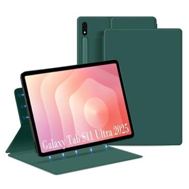 Imagem de QYiiD Capa magnética para Galaxy Tab S11 Ultra 2025 de 14,6 polegadas com suporte S-Pen, capa magnética leve e fina com hibernar/despertar automático para Samsung Tab S11 Ultra 5G SM-X936B/SM-X930