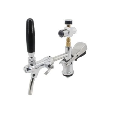 Imagem de Fabricação caseira de cerveja Type S Coupler On Flow Control Beer Faucet and Mini Co2 Regulator For Mini Keg and Commercial Beer Keg Brand New Acessórios para vinho