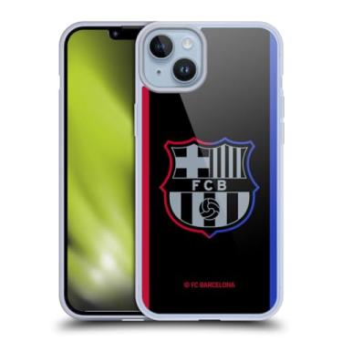 Imagem de Head Case Designs Capa de gel oficialmente licenciada pelo FC Barcelona Away 2024/25 Crest Kit [proteção de grau militar] compatível com Apple iPhone 14 Plus e compatível com MagSafe