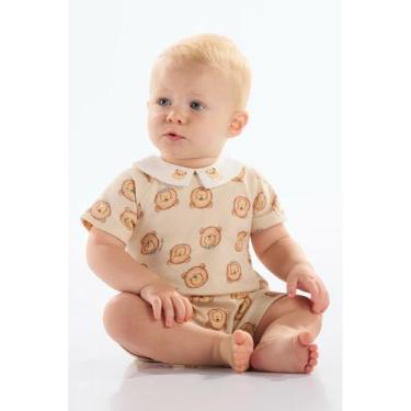 Imagem de Macaquinho Ursinho para Bebê Menino Up Baby, RN