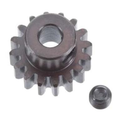 Imagem de TKR4176 Engrenagem do pinhão 16T M5 (MOD1/5 mm Furo/Parafuso de ajuste M5)