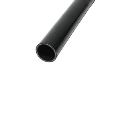 Imagem de I33T Tubo de silicone automotivo, ID 2-3/16" (55 mm) mangueira de silicone acoplador reto, mangueira universal de refrigeração de radiador de alta temperatura de 3 camadas 1 m (preto)