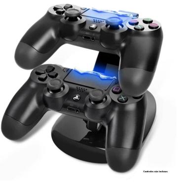 Imagem de Carregador Controle Ps4 Suporte Dock Vertical Playstation 4 Preto