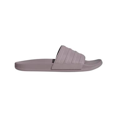 Imagem de adidas Tênis adulto unissex Adilette Comfort Slide, Figo pré-amado/figo pré-amado/figo pré-amado, 11 Women/10 Men
