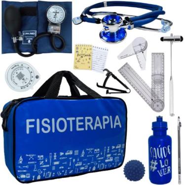 Imagem de Kit Fisioterapia Fita Imc Goniometro Grande Pequeno Fisio - Love Saude