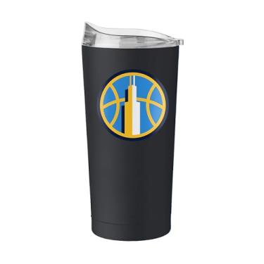 Imagem de FANMATS Copo de aço inoxidável WNBA Chicago Sky de 590 ml – Acabamento em pó durável – Serve para a maioria dos porta-copos, copo WNBA oficialmente licenciado – Mantém as bebidas quentes e frias