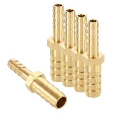 Imagem de HARFINGTON 3 peças de 1/5.1 cm a 3/20.3 cm acessórios de farpa de mangueira de latão emendador de metal para impressão 3D, compressor de ar, máquina CNC, matrizes