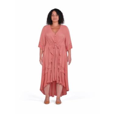 Imagem de City Chic Vestido feminino plus size - Rosie, rosa, 52