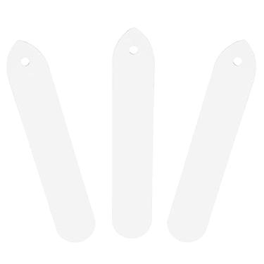 Imagem de ZAWELIYO Etiquetas de Plantas Marcadores de Vasos de Jardim Em PVC Duráveis ​​para Berçário de Quintal - 100 Peças Etiquetas Brancas, Amarelas, Rosa, Azuis para Flores, Estufas (Branca)