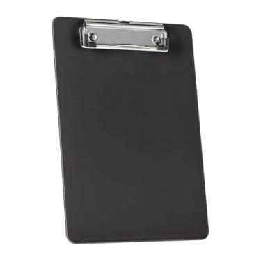 Imagem de Pasta Prancheta, Kit 6 Prancheta 1/2 Oficio Tamanho A5 com Prendedor Metálico (Cor Preta), 16cm (L) X 23,4cm (C)(Preto,3 PRANCHETAS)