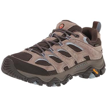 Imagem de Merrell Tênis feminino Moab 3 impermeável para caminhada, Brindle1, 36