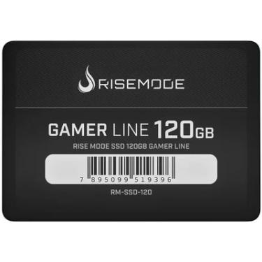 Imagem de Hd Ssd Rise Mode Gamer Line 120gb Leitura 535mb/s Gravação 435mb/s - Rm-ssd-120gb