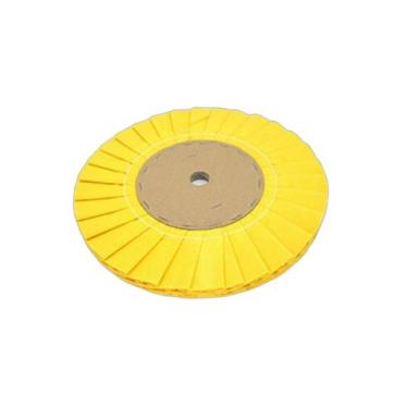 Imagem de Disco Rebolo Pano Plissado Polimento 250mm Amarelo - POLIMAX