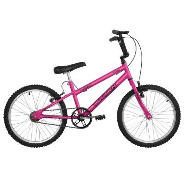 Imagem de Bicicleta de Passeio Ultra Bikes Esporte Rebaixada Aro 20 Reforçada Freio V-Brake Infantil Juvenil Menina Rosa