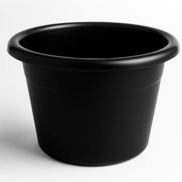Imagem de Vaso Plástico 12x8cm Preto Jardim Mudas Plantas Preto