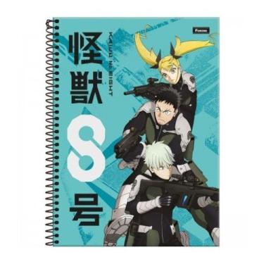 Imagem de Caderno Kaiju No Eight 160 Folhas 10 Matérias Foroni (CAPAS SORTIDAS)