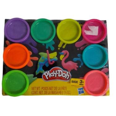 Imagem de Kit De Massinha Play-Doh Com 8 Potes Hasbro